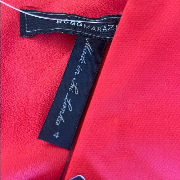 BCBGMaxAzria Sleeveless Red Mini Dress Womens Size 4 NWT - Picture 10 of 13
